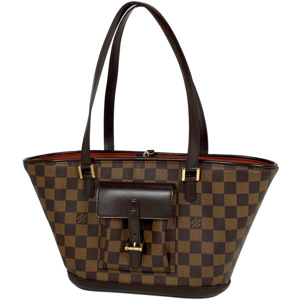 1000065539513 11 Louis Vuitton Manosque Shoulder Bag Damier Brown