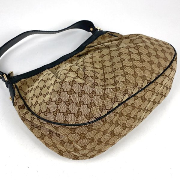 1000065541141 12 Gucci GG Pattern Sookie Shoulder Bag GG Canvas Ladies Brown