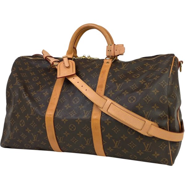 1000065543251 11 Louis Vuitton Keepall Bandouliere 50 Travel Bag Monogram Brown