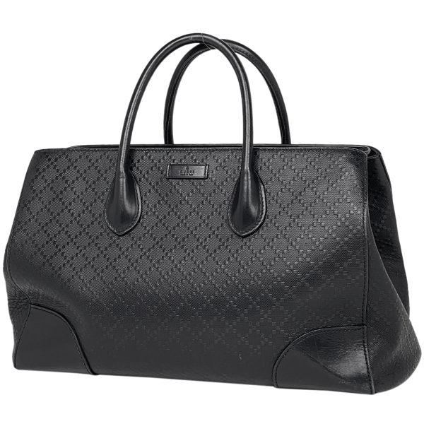 1000065547785 11 Gucci Diamante 2WAY Shoulder Bag Tote Handbag Leather Black