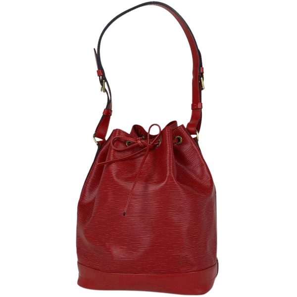 1000065557975 11 Louis Vuitton Noe Drawstring Shoulder Bag Epi Castilian Red