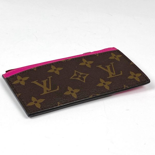 1000065570332 12 Louis Vuitton Coin Card Holder Colormania Card Case Monogram Macassar Brown