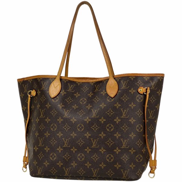 1000065574002 11 Louis Vuitton Neverfull MM Shoulder Tote Bag Monogram Brown