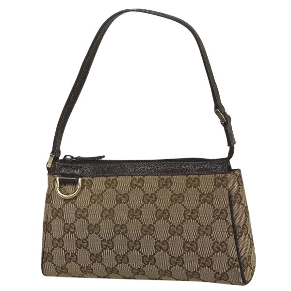 1000065574101 11 Gucci GG Pattern Handbag Abby Accessory Pouch GG Canvas Brown