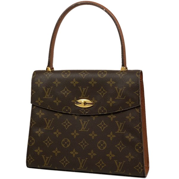 1000065574347 11 Louis Vuitton Malsherbe Handbag Monogram Brown