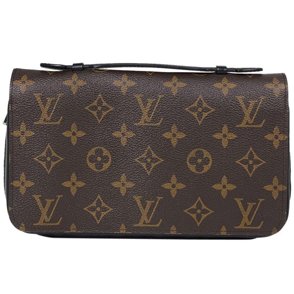 1000065583318 11 Louis Vuitton Zippy XL Round Zipper Wallet Monogram Macassar Brown