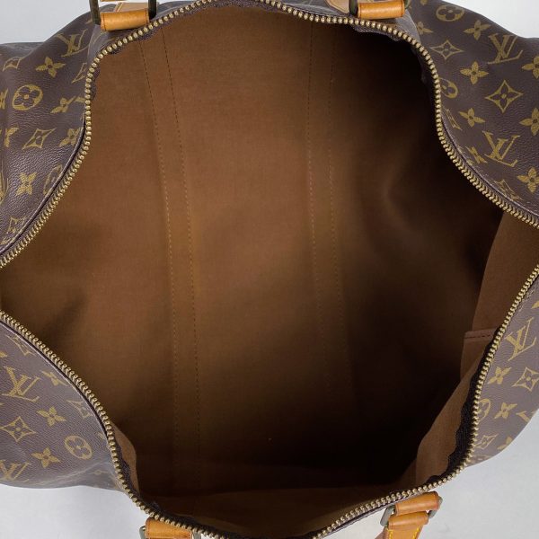 1000065604730 17 Louis Vuitton Keepall 50 Handbag Monogram Brown