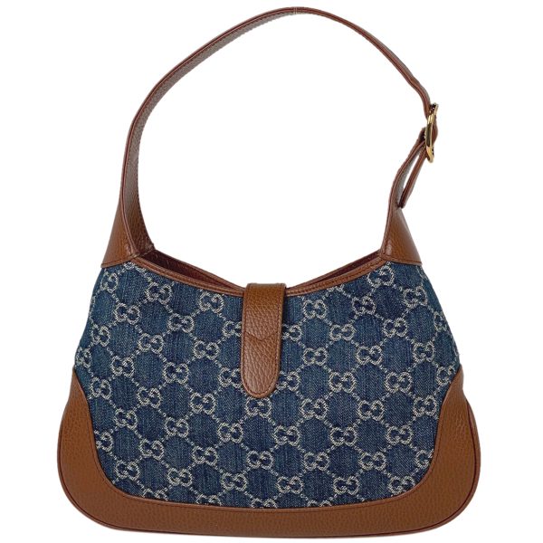 1000065684466 13 Gucci Jackie Denim Shoulder Bag Blue