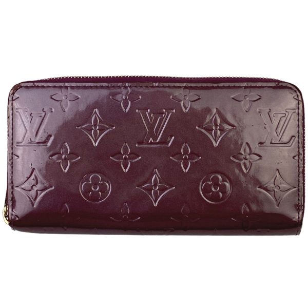 1000065771036 11 Louis Vuitton Zippy Wallet Round Zipper Monogram Vernis Red