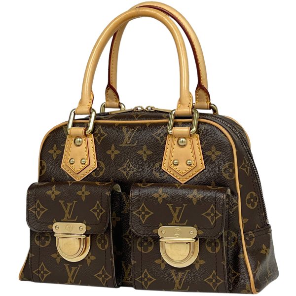 1000065848240 11 Louis Vuitton Manhattan PM Handbag Monogram Brown