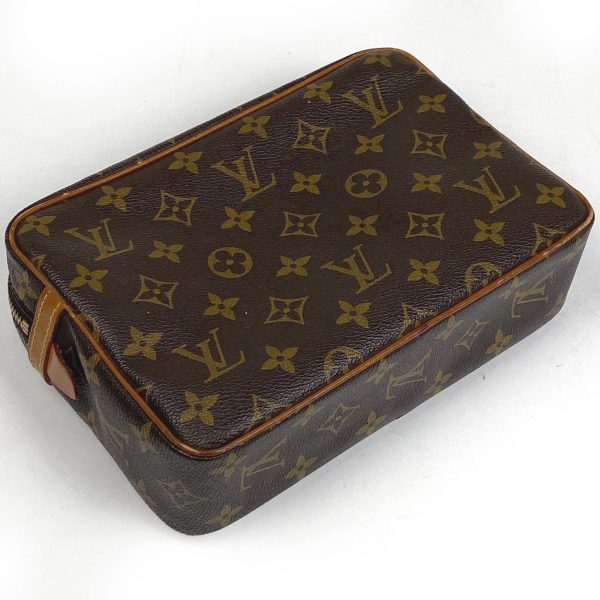 1000065874003 12 Louis Vuitton Compiegne 23 Clutch Bag Monogram Brown