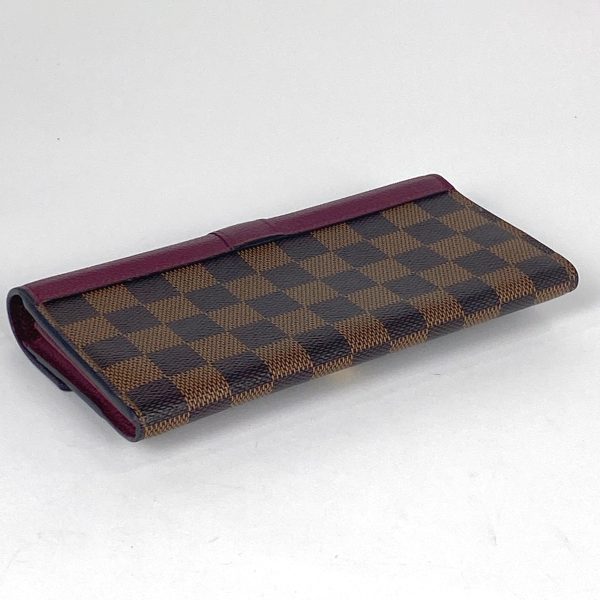 1000065881971 12 Louis Vuitton Portefeuille Clapton Bill Purse Long Wallet Damier Brown