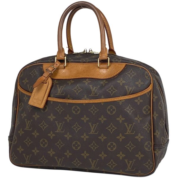 1000065882183 11 Louis Vuitton Deauville Handbag Bowling Vanity Monogram Brown