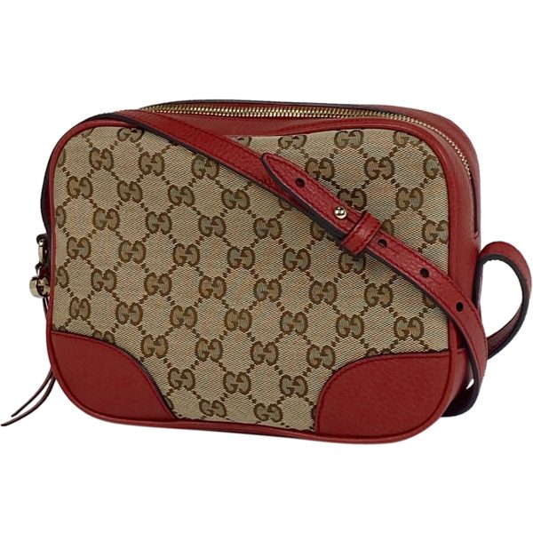 1000066137688 11 Gucci GG Pattern Crossbody Shoulder Bag GG Canvas Red