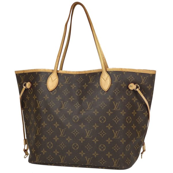 1000066192069 11 Louis Vuitton Neverfull MM Shoulder Bag Shopping Tote Monogram Brown