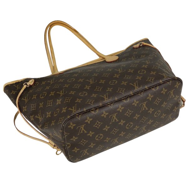 1000066192069 12 Louis Vuitton Neverfull MM Shoulder Bag Shopping Tote Monogram Brown