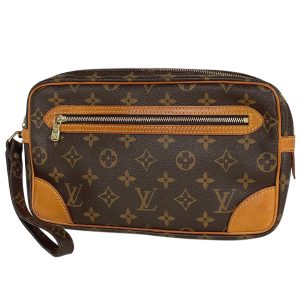 1000066220410 11 Louis Vuitton Pochette Accessorie Canvas Monogram Giant Reverse Shoulder Bag Brown