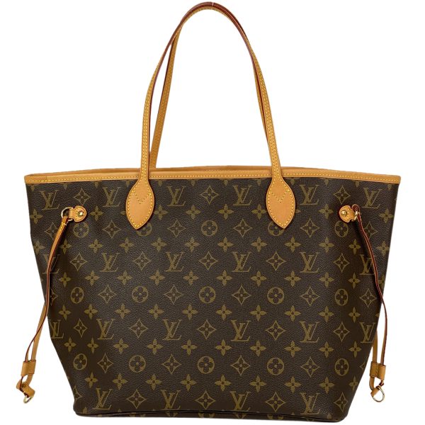 1000066258024 13 Louis Vuitton Neverfull MM Tote Bag Monogram Brown