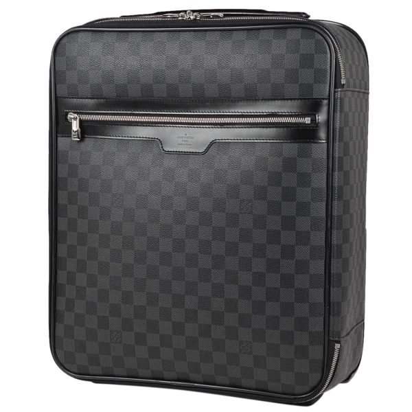 1000066263257 11 Louis Vuitton Pegas 45 Travel Bag Damier Graphite Black