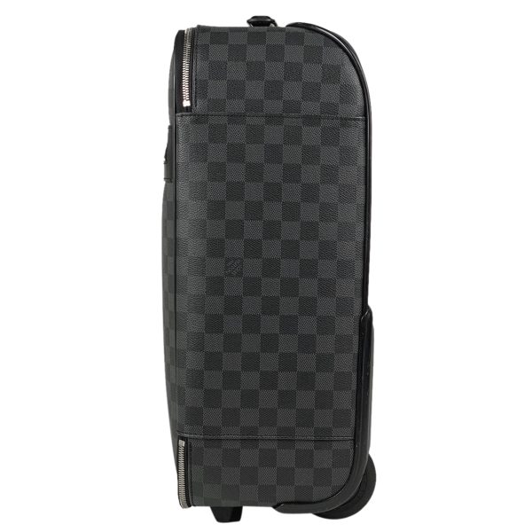 1000066263257 12 Louis Vuitton Pegas 45 Travel Bag Damier Graphite Black