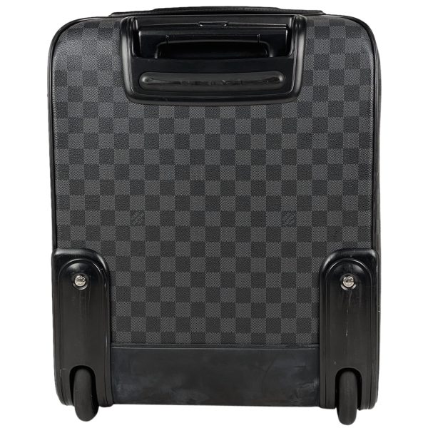 1000066263257 13 Louis Vuitton Pegas 45 Travel Bag Damier Graphite Black