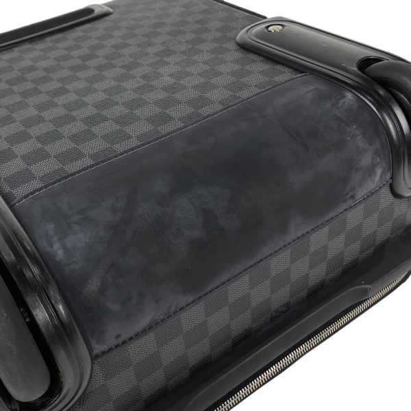 1000066263257 16 Louis Vuitton Pegas 45 Travel Bag Damier Graphite Black