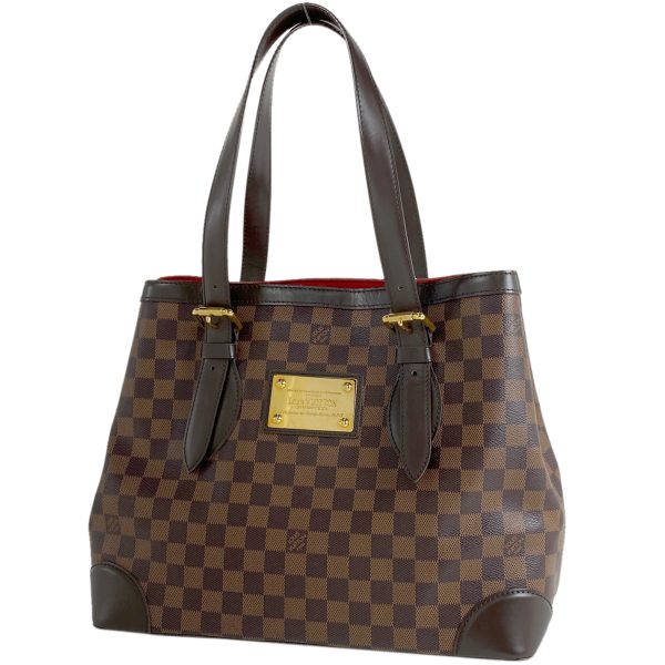 1000066263325 11 Louis Vuitton Hampstead MM Tote Bag Damier Brown