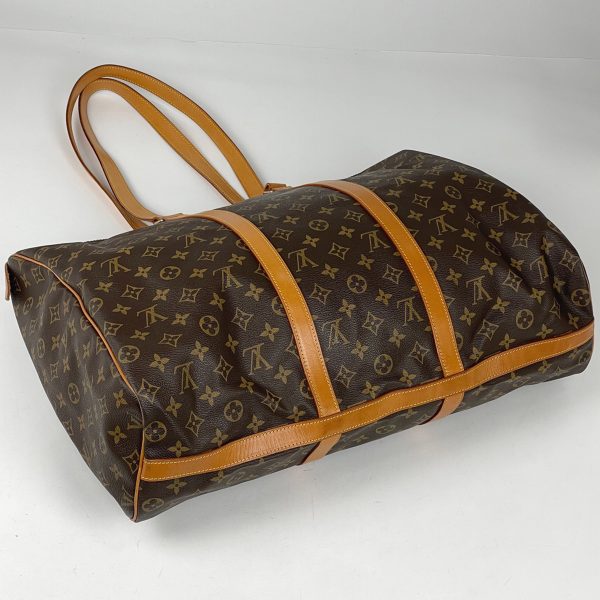 1000066269648 12 Louis Vuitton Flannery 50 Monogram Travel Shoulder Bag Brown