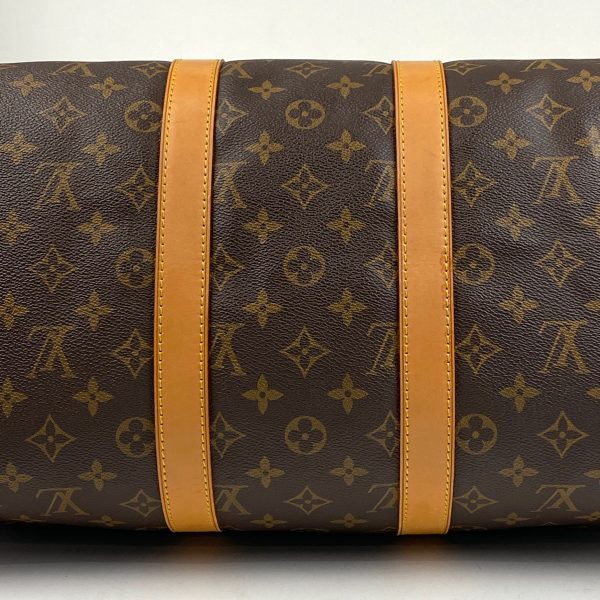 1000066308323 12 Louis Vuitton Keepall 45 Boston Bag Monogram Brown