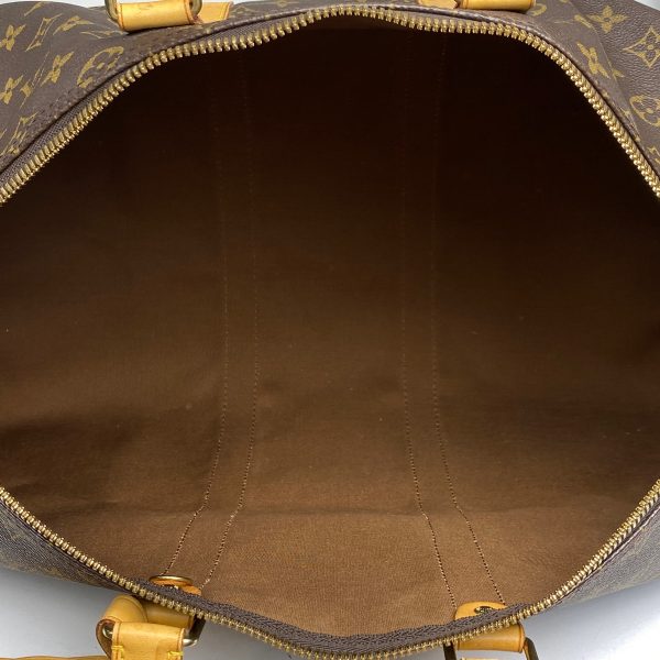 1000066308323 17 Louis Vuitton Keepall 45 Boston Bag Monogram Brown