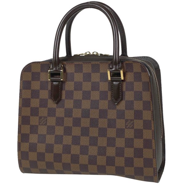 1000066323906 11 Louis Vuitton Triana Handbag Damier Brown