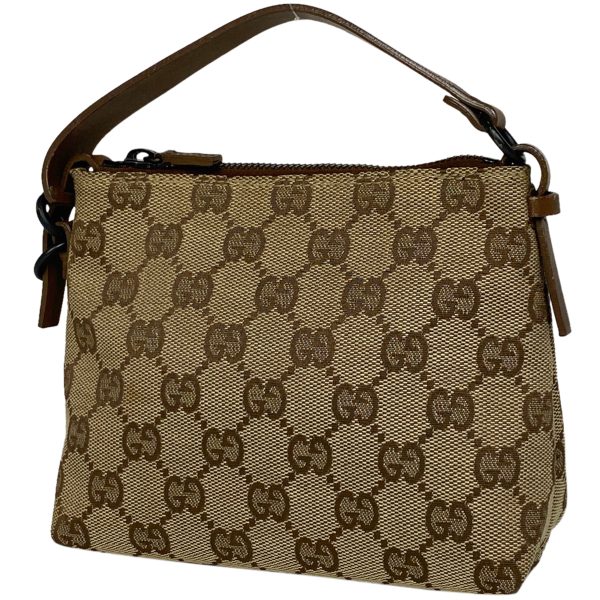 1000066373932 11 Gucci GG Pattern Pouch Makeup Cosmetics Accessory GG Canvas Brown