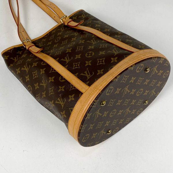 1000066375653 12 Louis Vuitton Bucket GM Shoulder Bag Monogram Brown