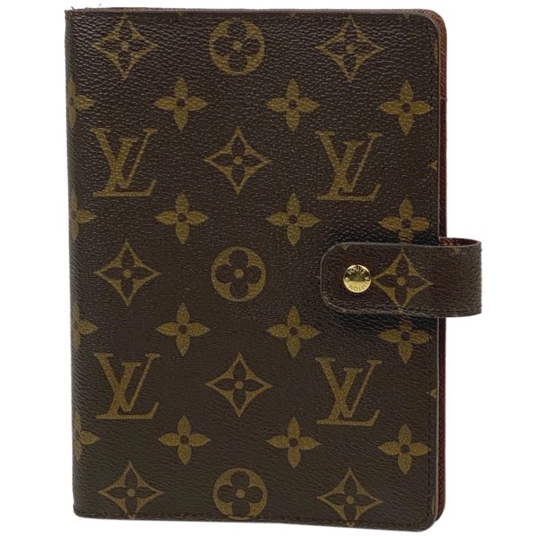 1000066377794 11 Louis Vuitton Agenda MM Notebook Cover Monogram Brown