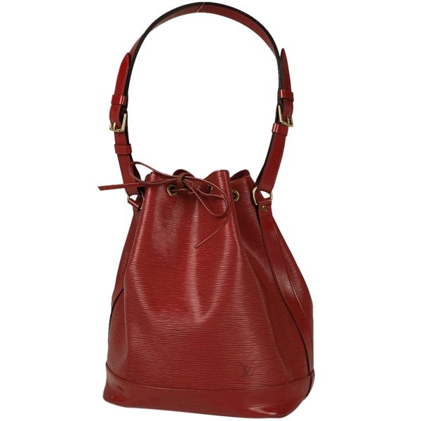 1000066409297 11 Louis Vuitton Noe Drawstring Shoulder Bag Epi Castilian Red