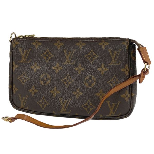 1000066434459 11 Louis Vuitton Pochette Accessories Makeup Pouch Monogram Brown