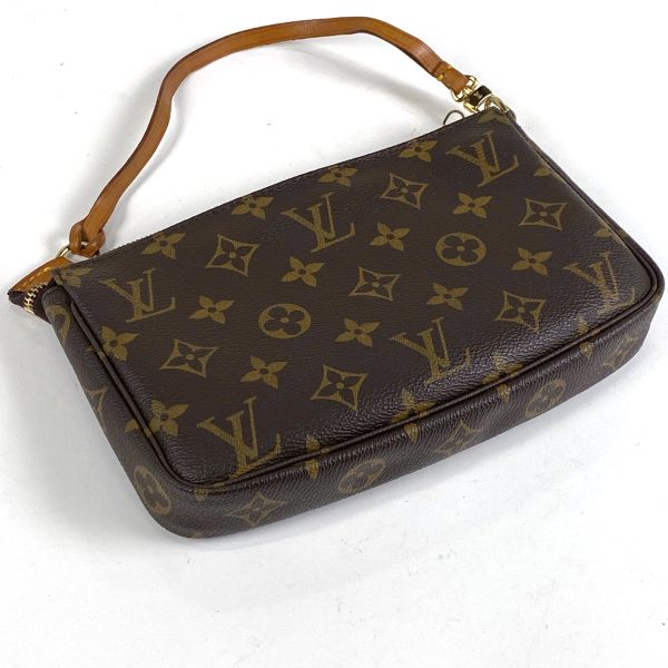 1000066434459 12 Louis Vuitton Pochette Accessories Makeup Pouch Monogram Brown