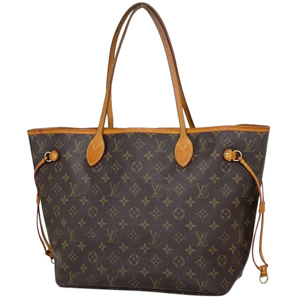 1000066437290 11 Louis Vuitton Neverfull MM Shoulder Bag Monogram Brown