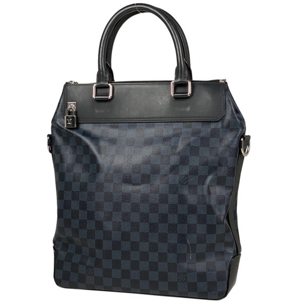 1000066437320 11 Louis Vuitton Greenwich 2WAY Tote Bag Damier Ecobalt Black