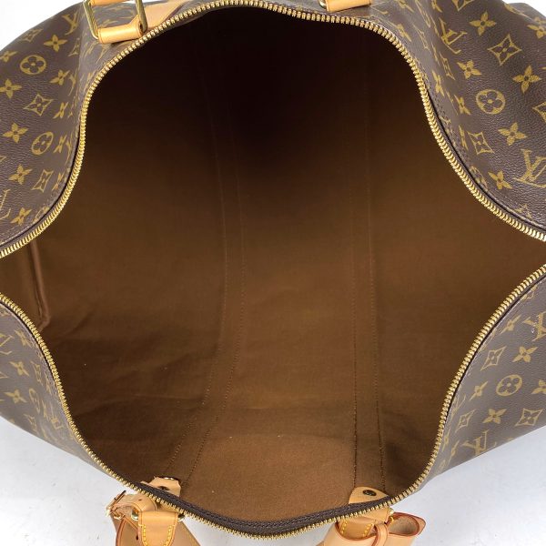 1000066465569 18 Louis Vuitton Keepall 55 Travel Bag Monogram Brown