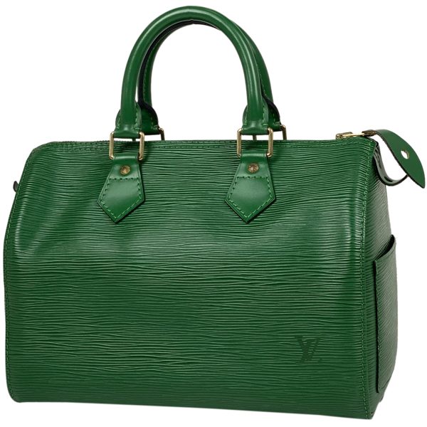 1000066471331 11 Louis Vuitton Speedy 25 Handbag Epi Borneo Green