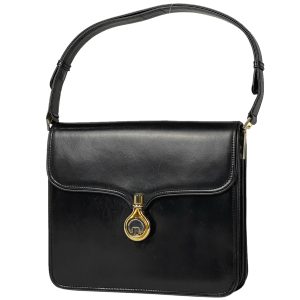 1000066471638 11 Loewe Anagram Messenger Bag Black