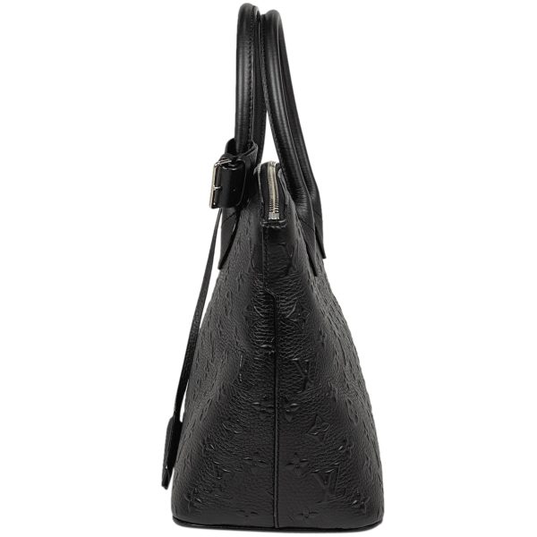 1000066478996 12 Louis Vuitton Lockit Revelation Embossed Handbag Leather Black