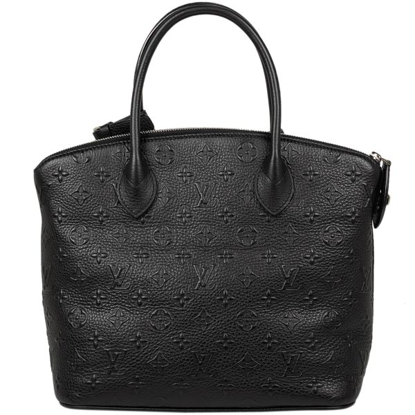 1000066478996 13 Louis Vuitton Lockit Revelation Embossed Handbag Leather Black