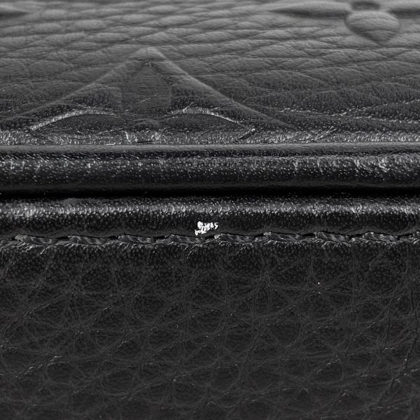 1000066478996 16 Louis Vuitton Lockit Revelation Embossed Handbag Leather Black