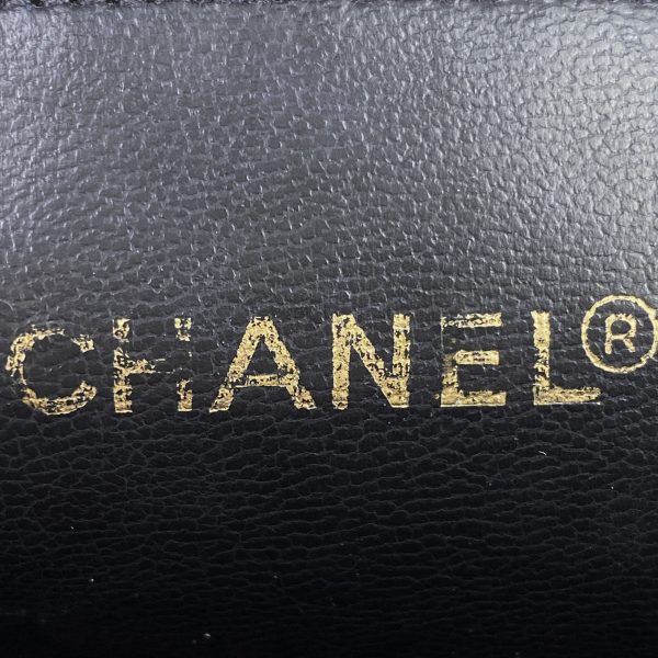 1000066479269 25 Chanel Coco Mark Chain Tote Bag Shoulder Bag Leather Navy