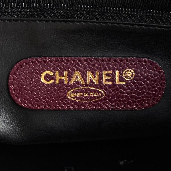 1000066564484 23 Chanel Cocomark Mini Boston Bag Caviar Skin Bordeaux