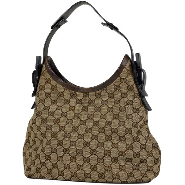 1000066702015 11 Gucci GG Pattern Shoulder Bag Handbag Shoulder Bag GG Canvas Brown