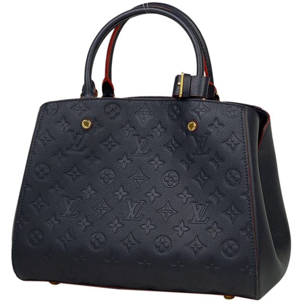 1000066731732 11 Louis Vuitton Montaigne MM 2WAY Shoulder Bag Monogram Navy