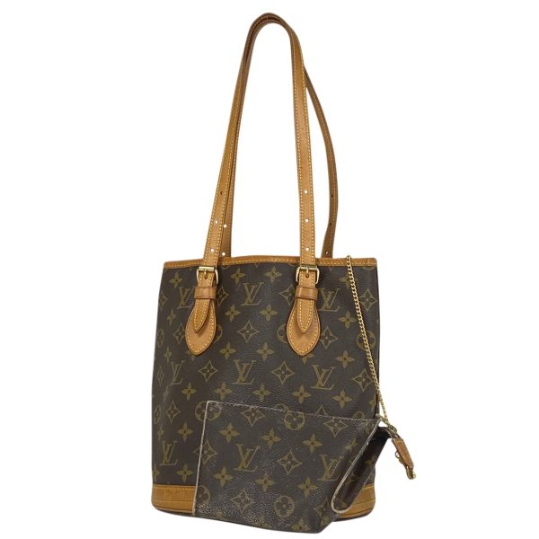 1000066734009 11 Louis Vuitton Petit Bucket PM Tote Bag Monogram Brown